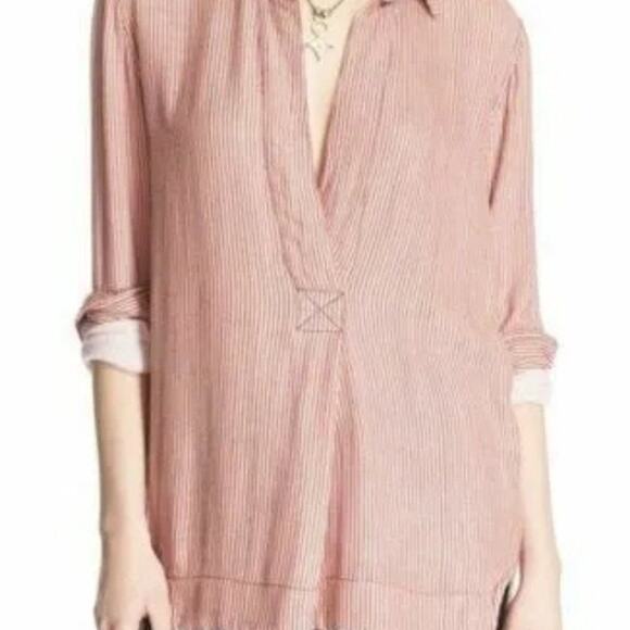 Free People Women’s Striped on the Road Long Sleeve size Small - Picture 1 of 8